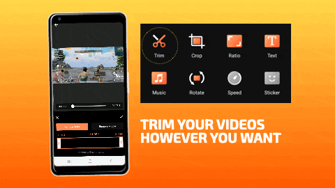 vidma screen recorder trim videos video editor